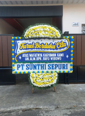 Papan Bunga Duka di Bagor