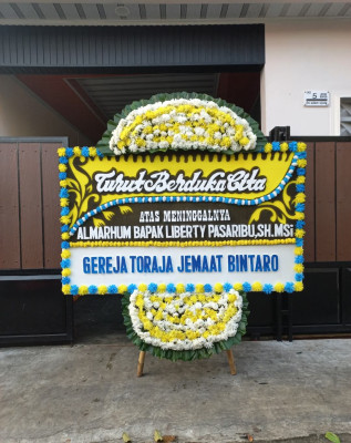 Papan Bunga Duka di Bagor